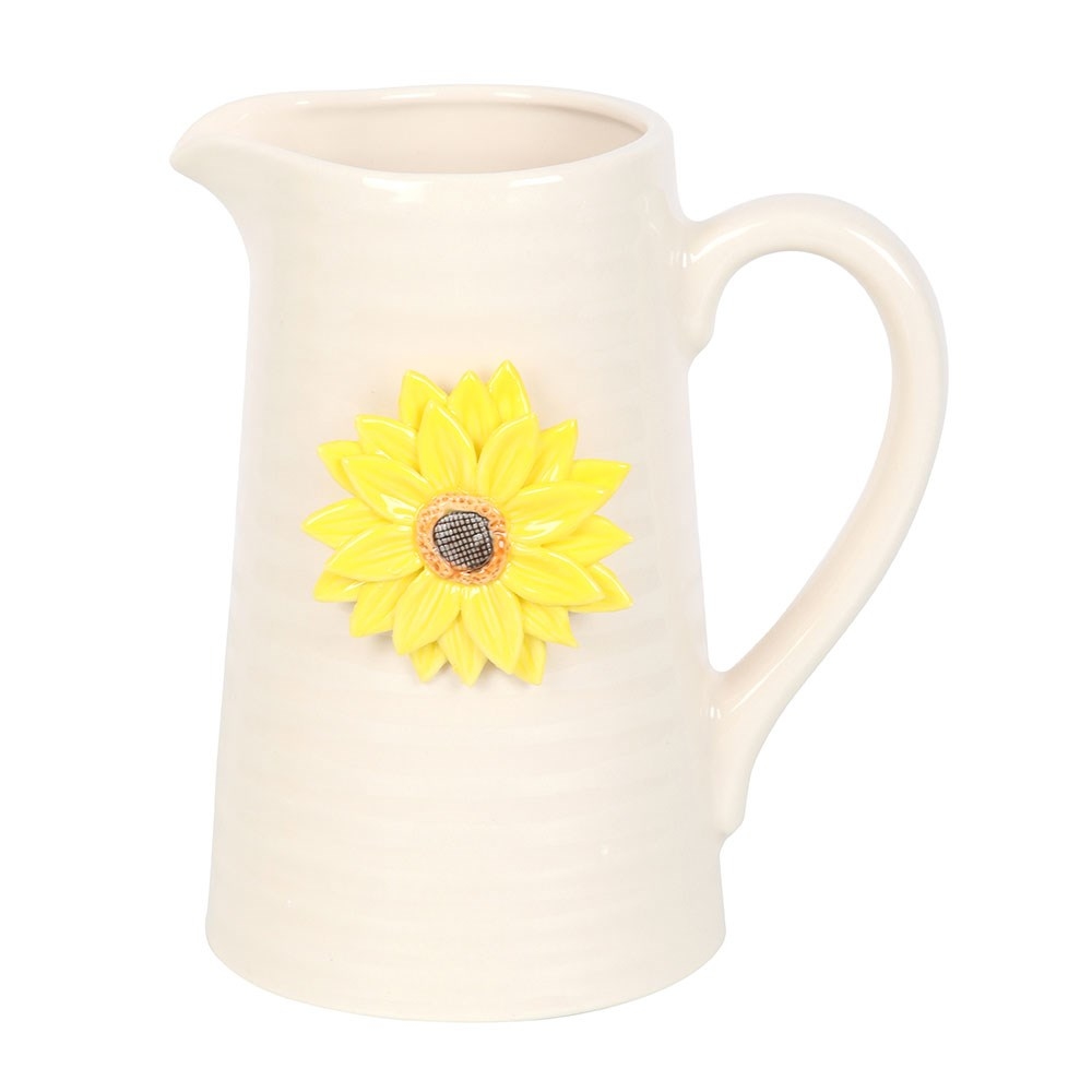 Something Different - Hello Sunshine Ceramic with 3D Sunflower Bloemenkan - Multicolours